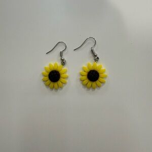 Sunflower Dangle Earrings